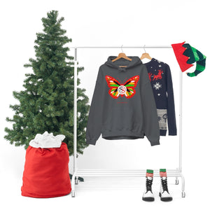 Ladies Hoodie Colorful Butterfly