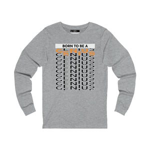 Men Long Sleeve Genius Tee