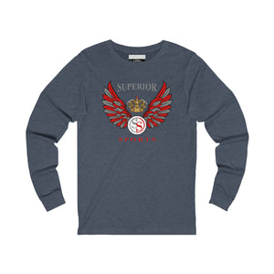Men Long Sleeve Wings SS Tee