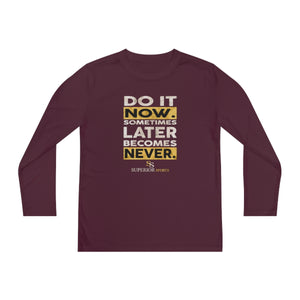 Kids Long Sleeve Competitor Tee