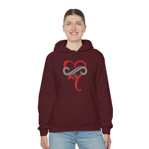 Ladies Hoodie Eternal Hearts
