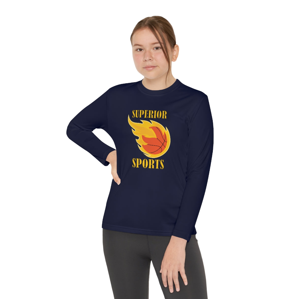 Kids Long Sleeve Sleeve Competitor Tee