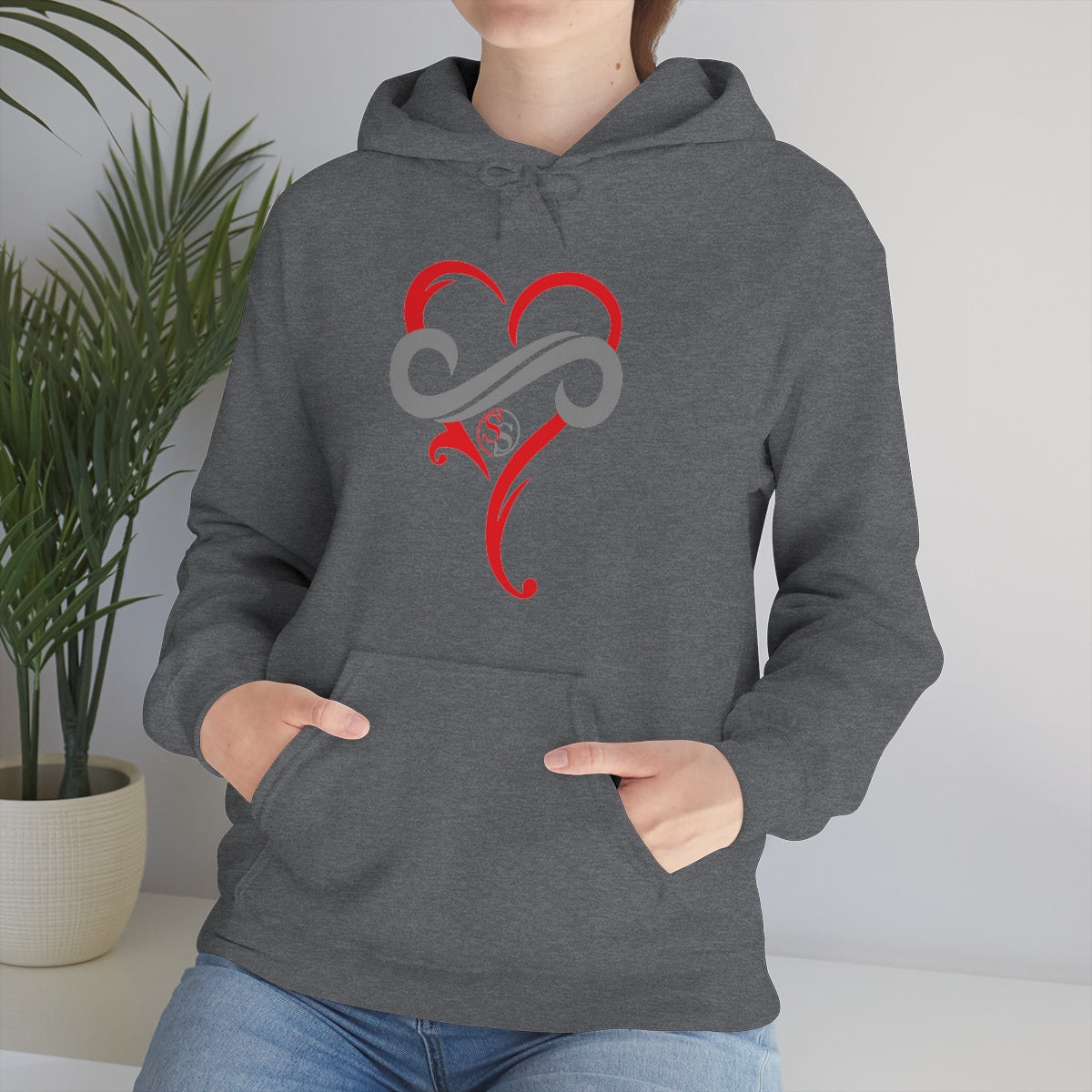 Ladies Hoodie Eternal Hearts