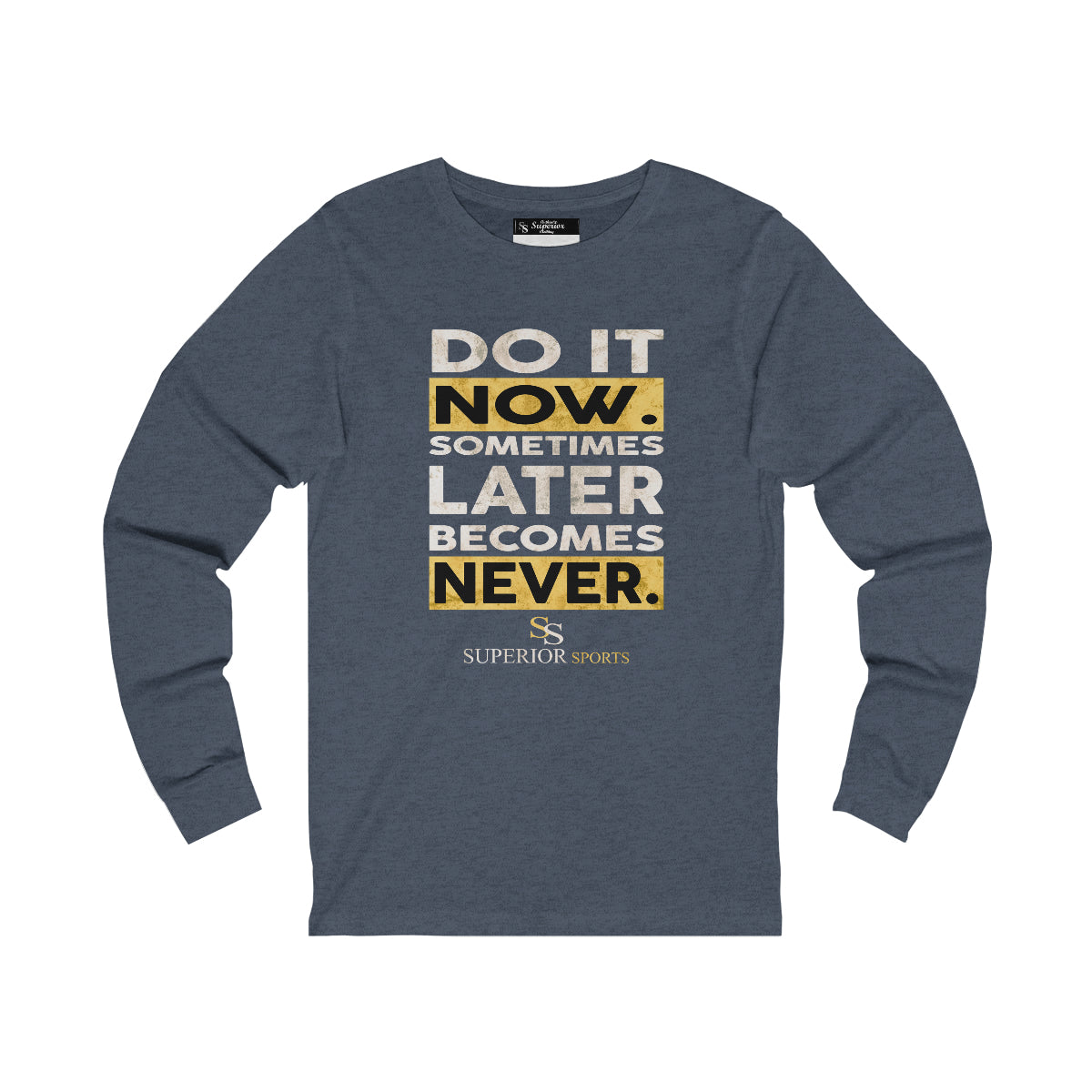 Men Long Sleeve Do it Now Tee