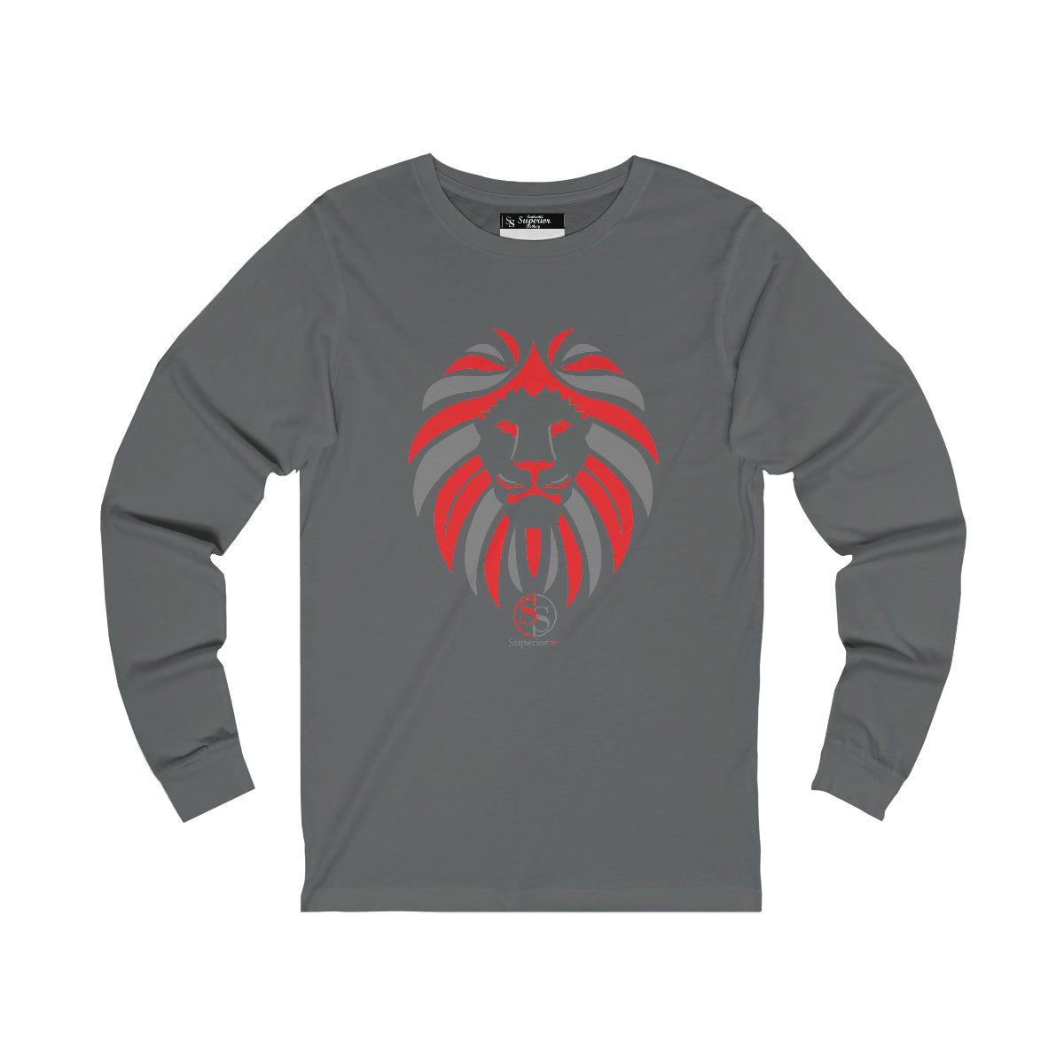 Men Long Sleeve Lion Long Sleeve Tee