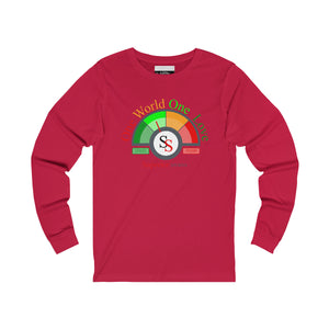 Men Long Sleeve One World One Love Tee