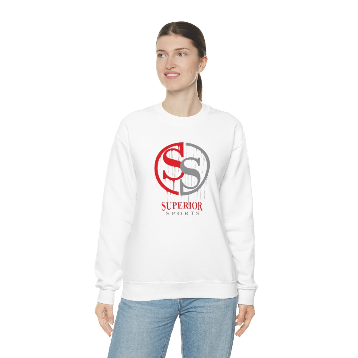 Men Double sided Crewneck Sweatshirt