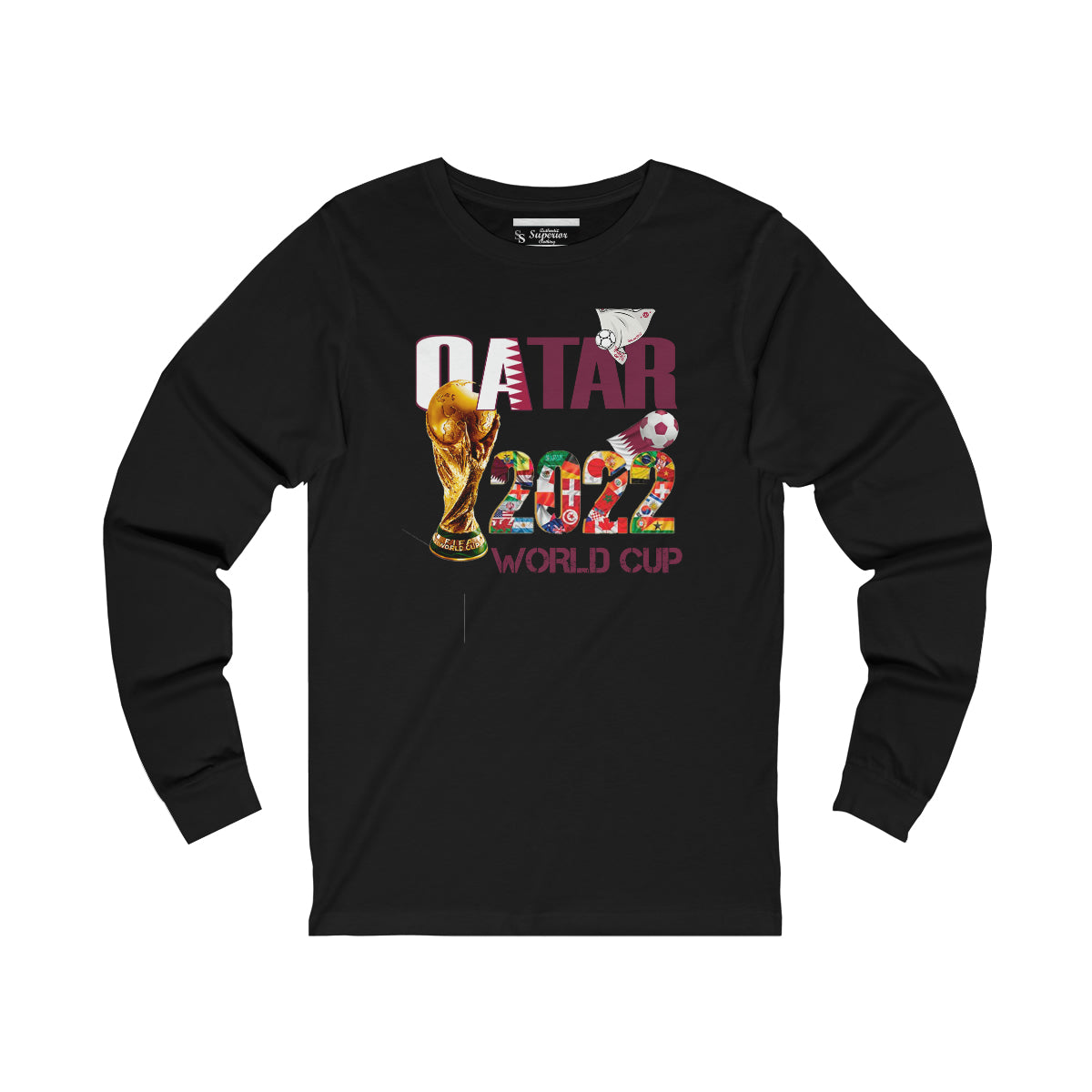 Qatar World Cup Unisex Jersey Long Sleeve Tee