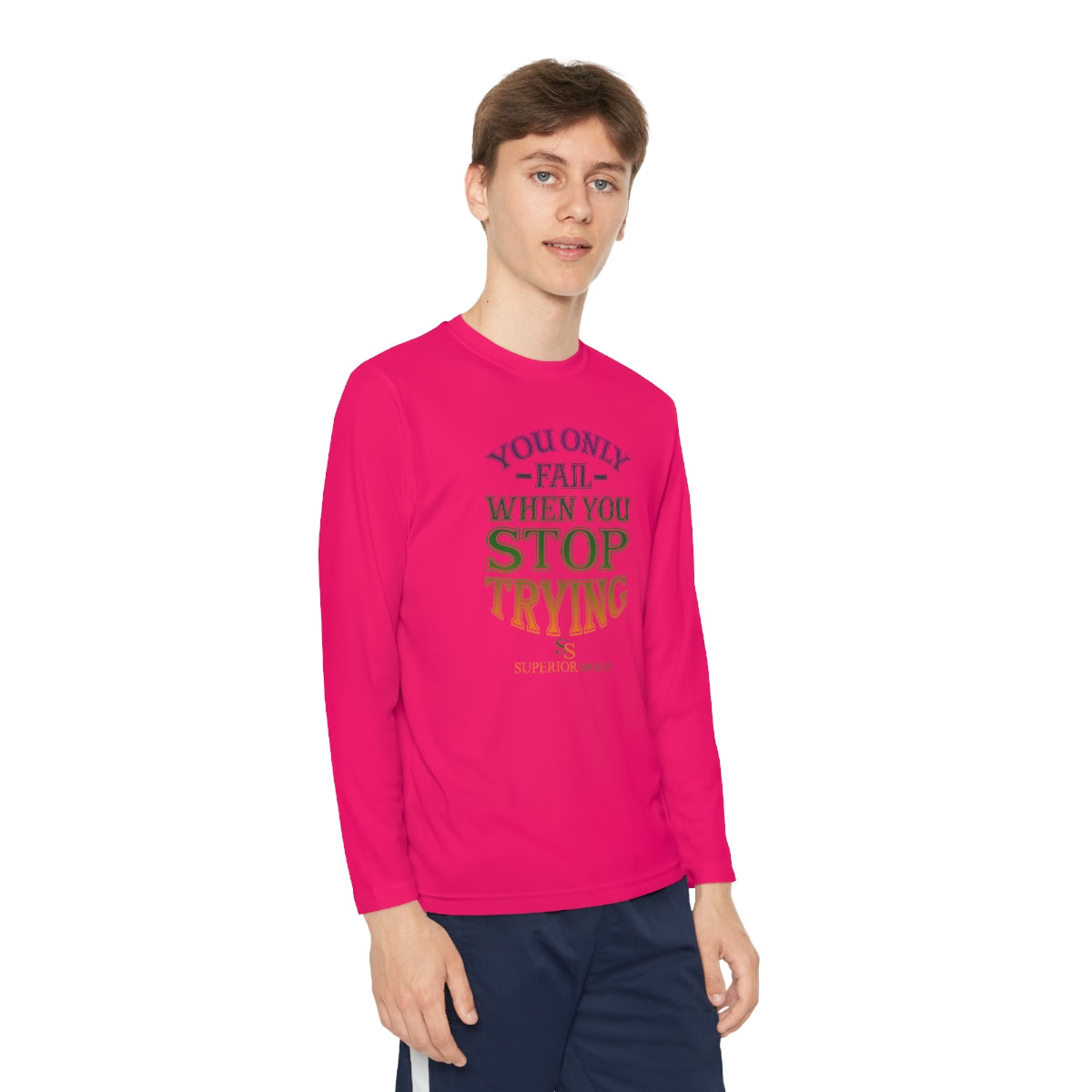 Kids Long Sleeve Competitor Tee