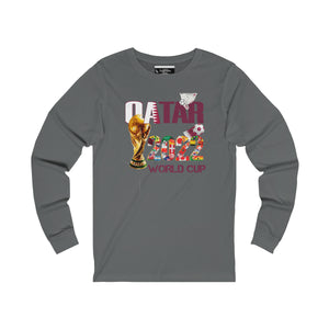 Qatar World Cup Unisex Jersey Long Sleeve Tee
