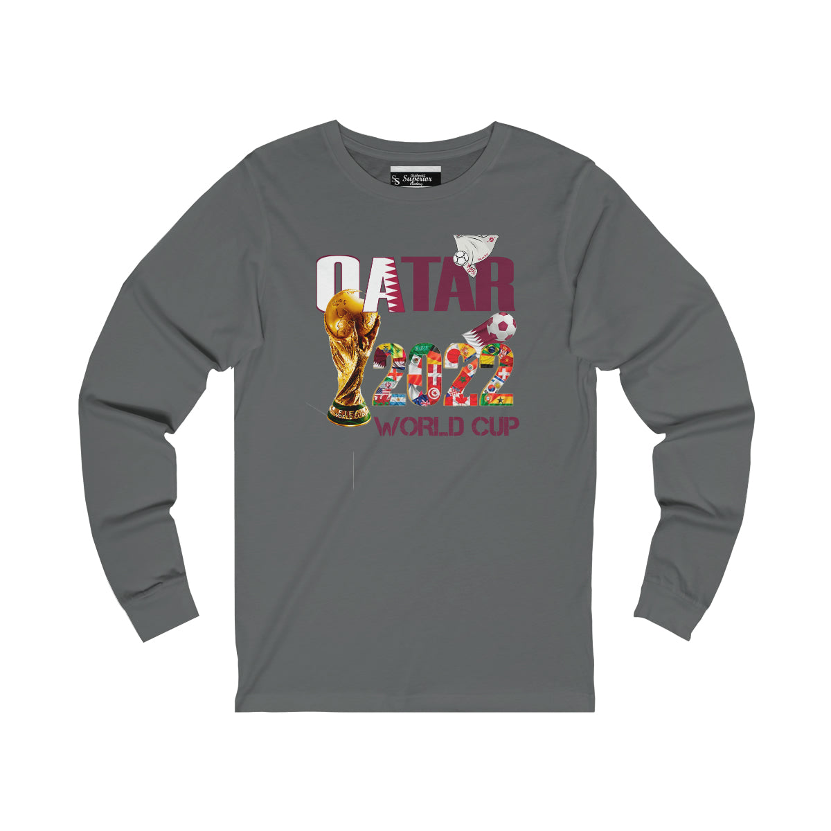 Qatar World Cup Unisex Jersey Long Sleeve Tee