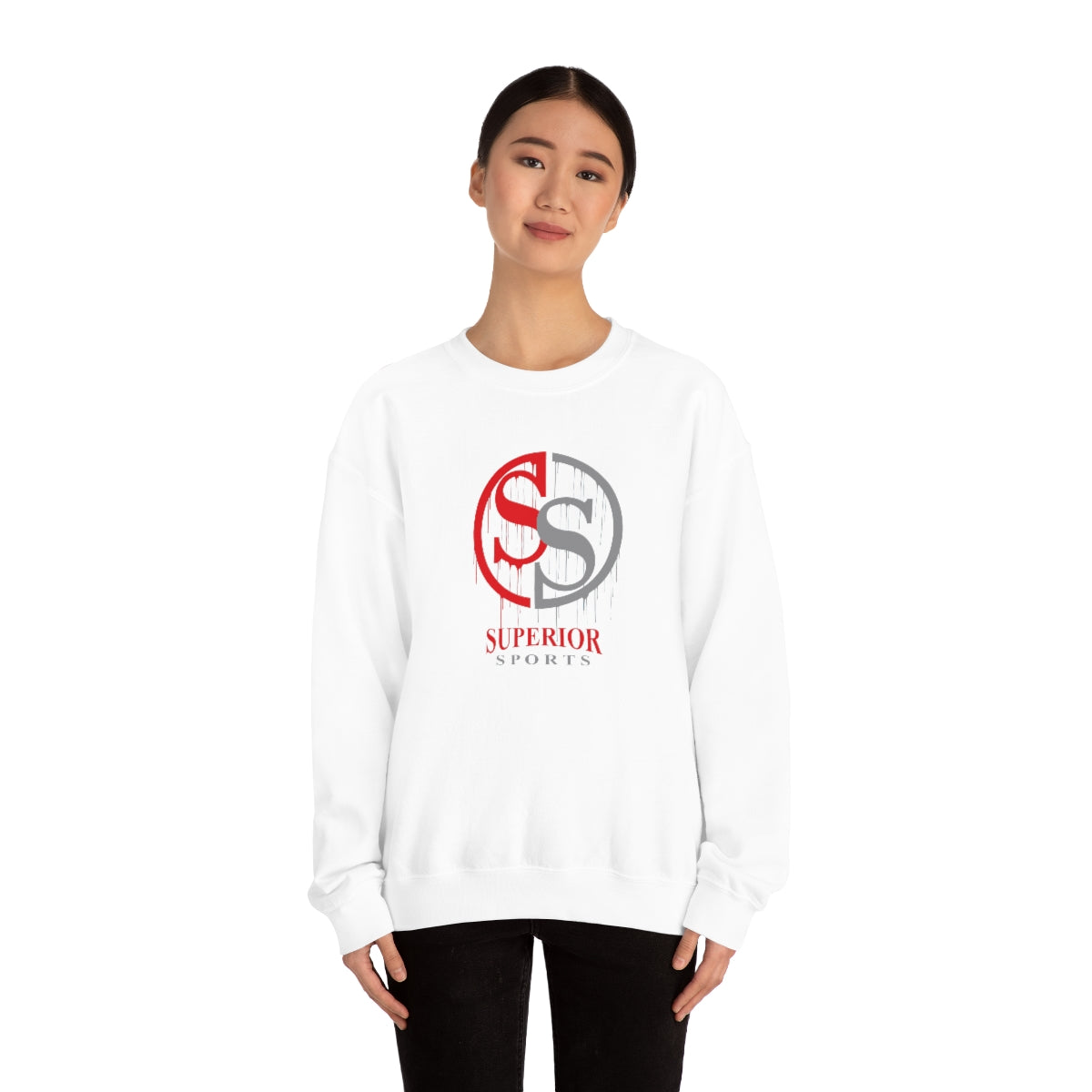 Men Double sided Crewneck Sweatshirt