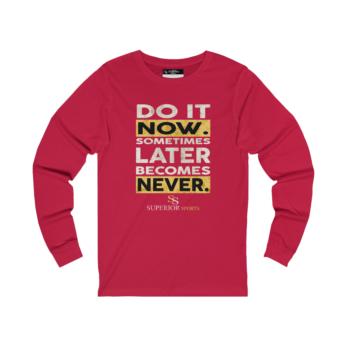 Men Long Sleeve Do it Now Tee