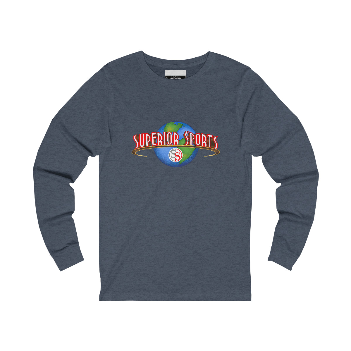Men Long Sleeve Superior World Tee