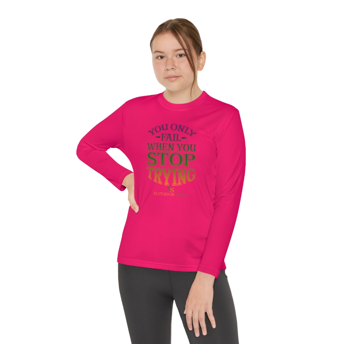 Kids Long Sleeve Competitor Tee