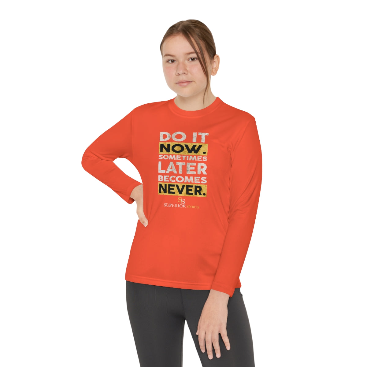Kids Long Sleeve Competitor Tee