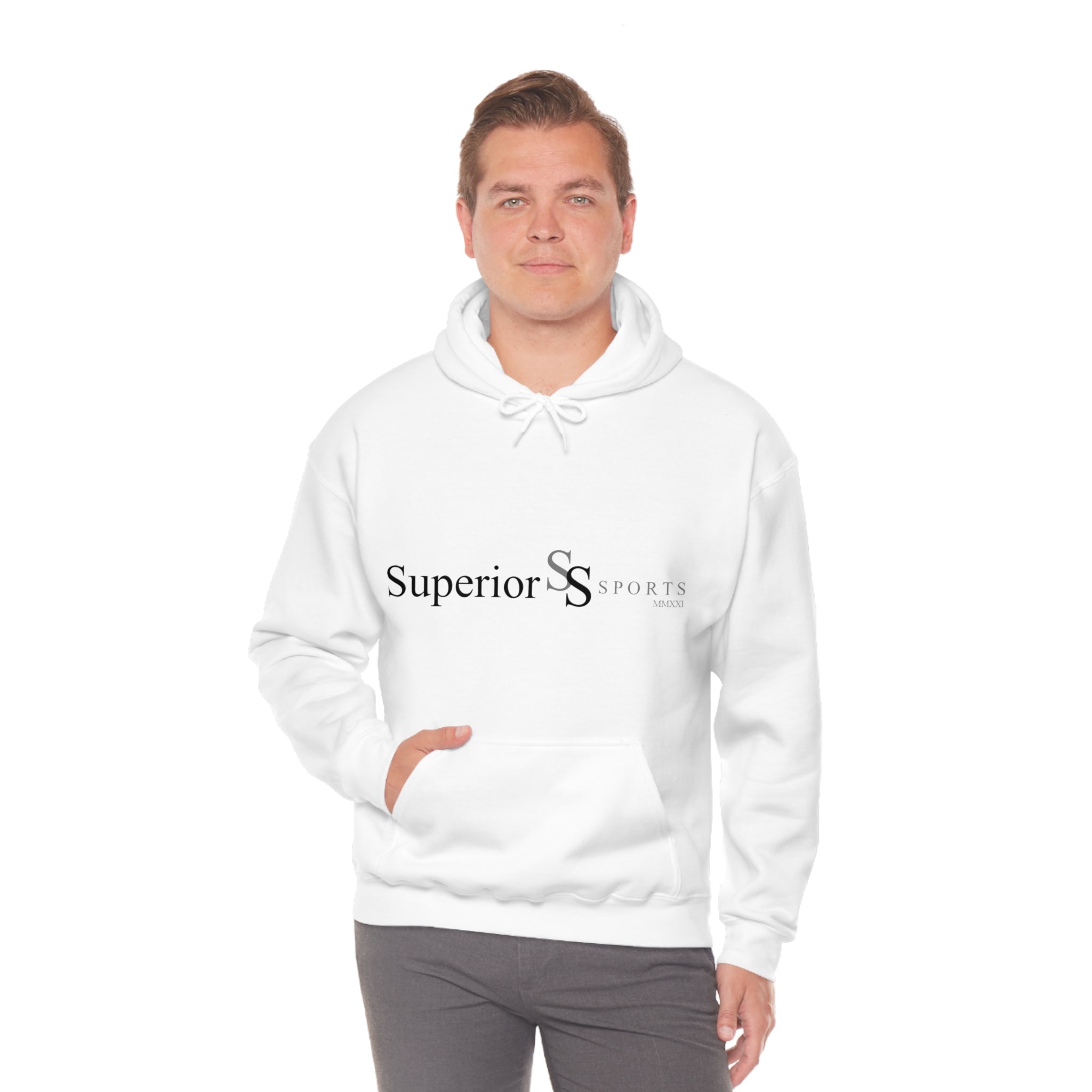 MEN HOODED SWEATSHIRT