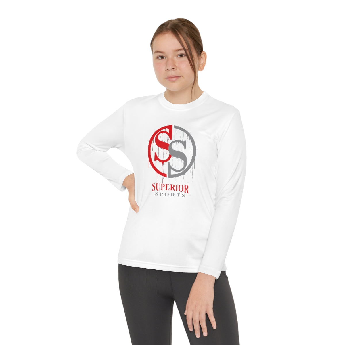 Kids Long Sleeve Sleeve Competitor Tee