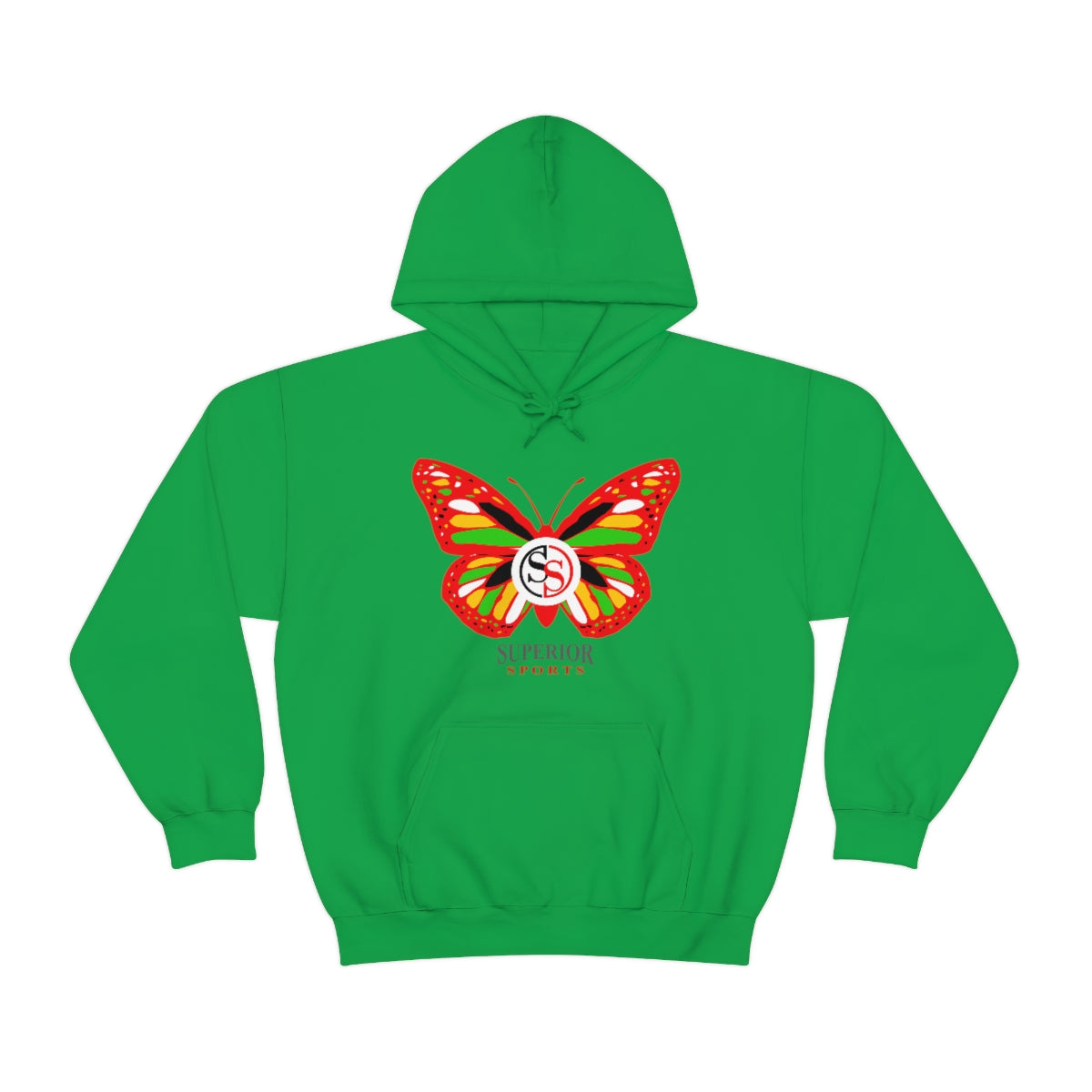 Ladies Hoodie Colorful Butterfly
