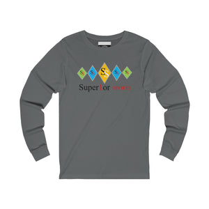 Men Long Sleeve 5 Diamonds Tee
