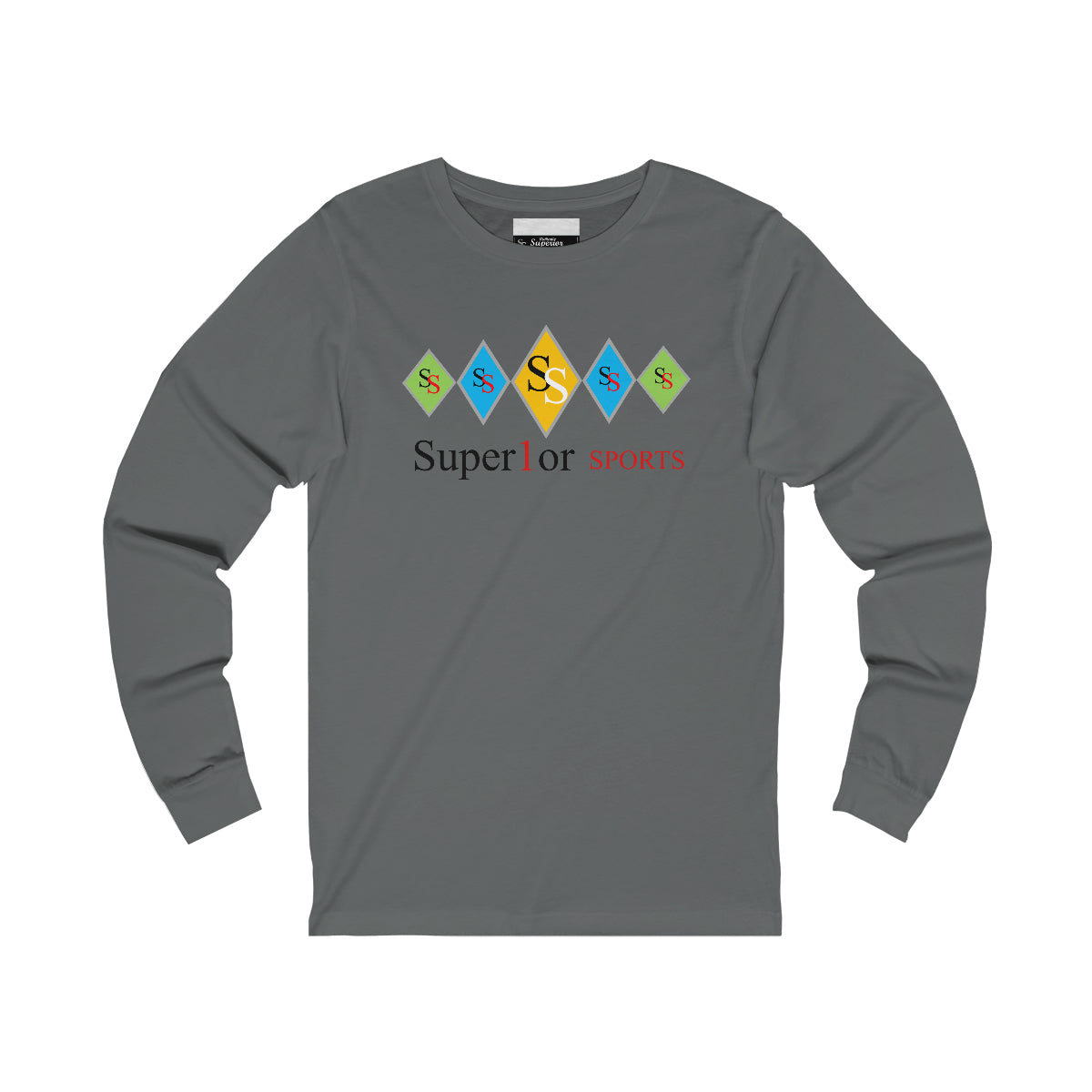 Men Long Sleeve 5 Diamonds Tee