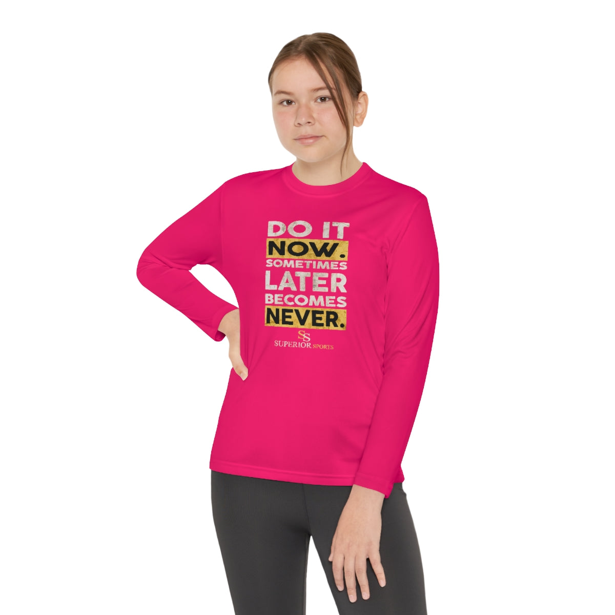 Kids Long Sleeve Competitor Tee