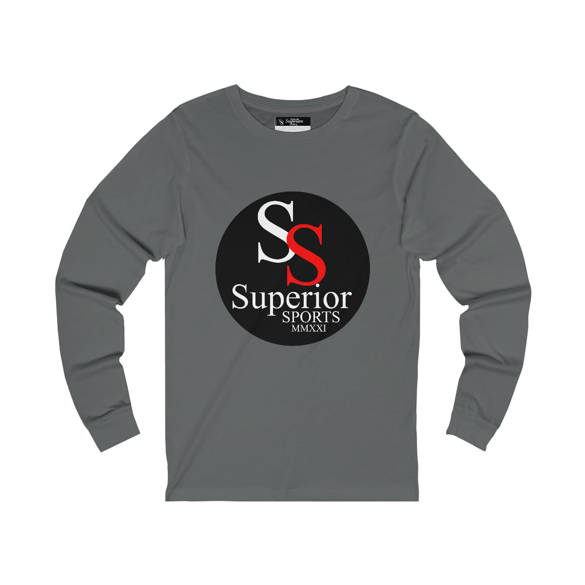 Men Long Sleeve Circle SS Tee