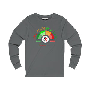 Men Long Sleeve One World One Love Tee