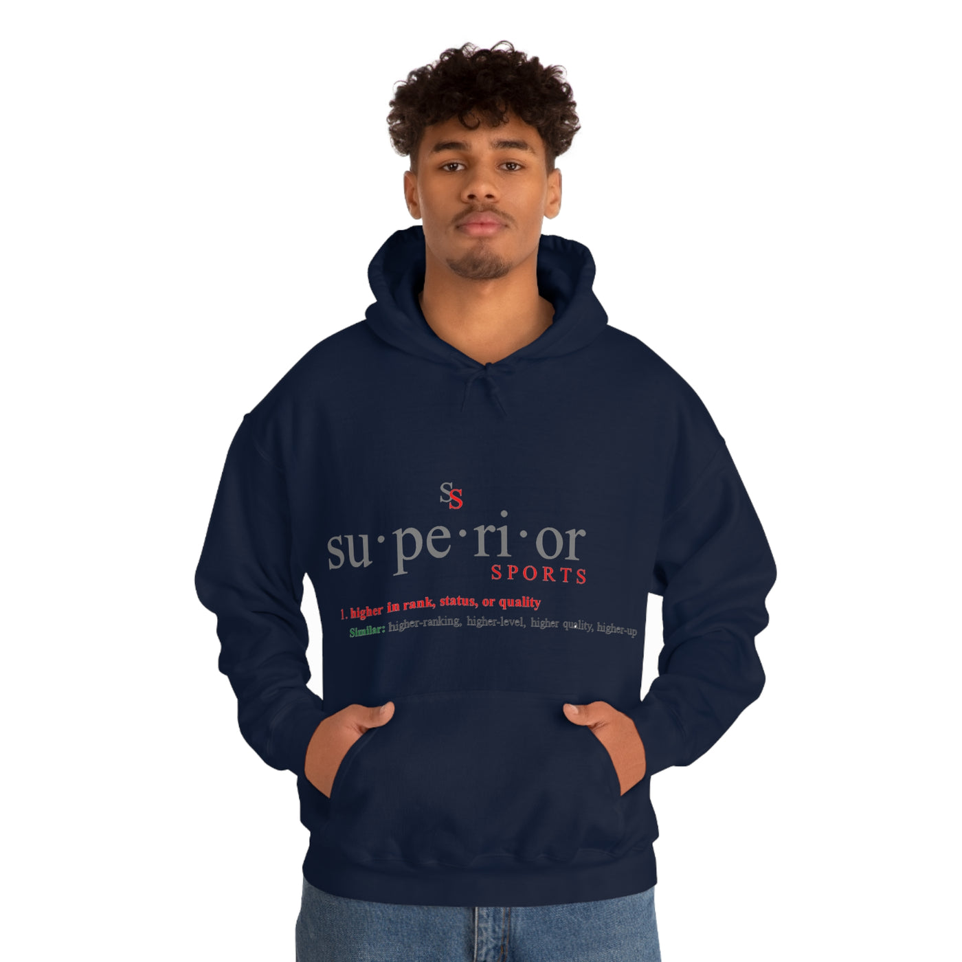 MEN HOODED SWEATSHIRT