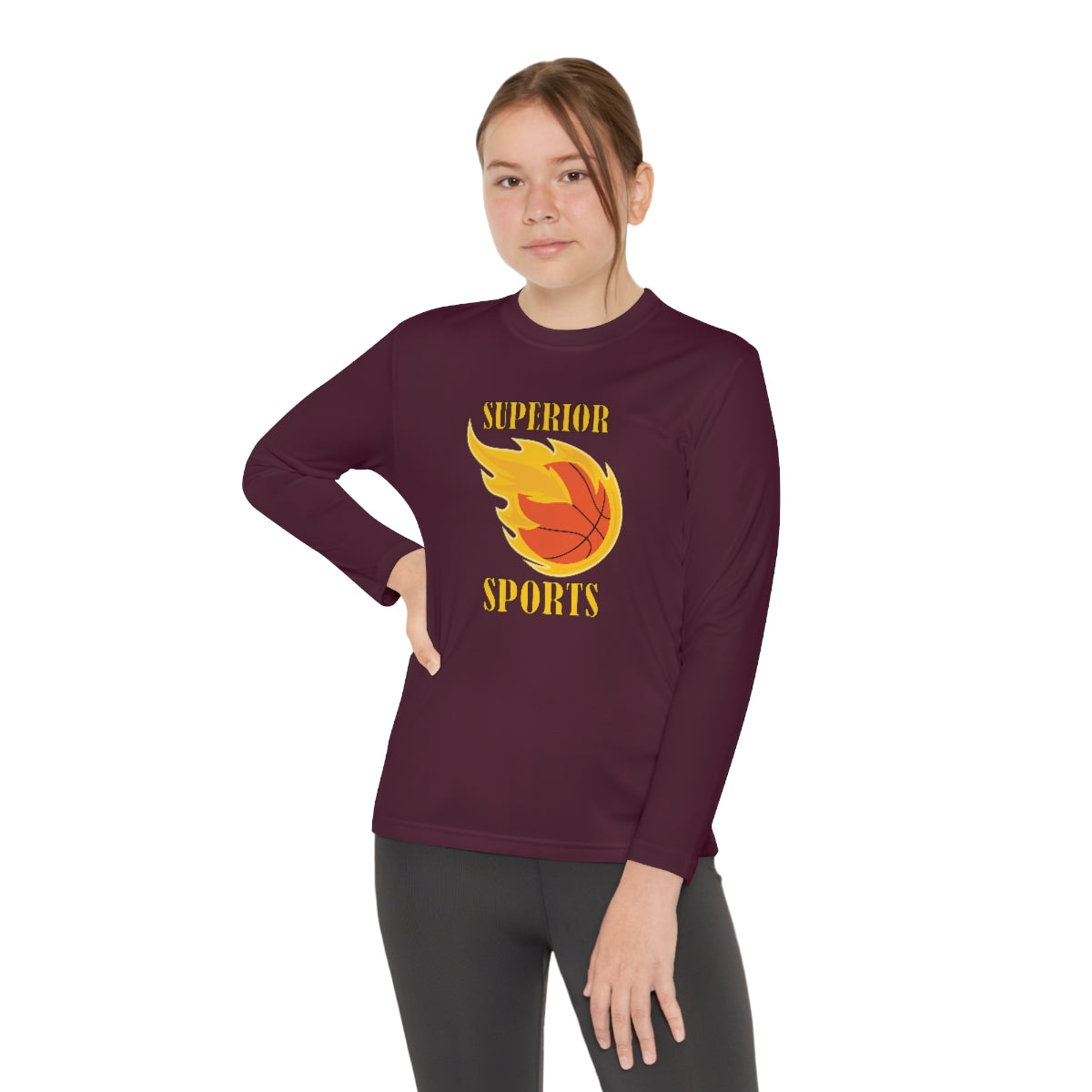 Kids Long Sleeve Sleeve Competitor Tee