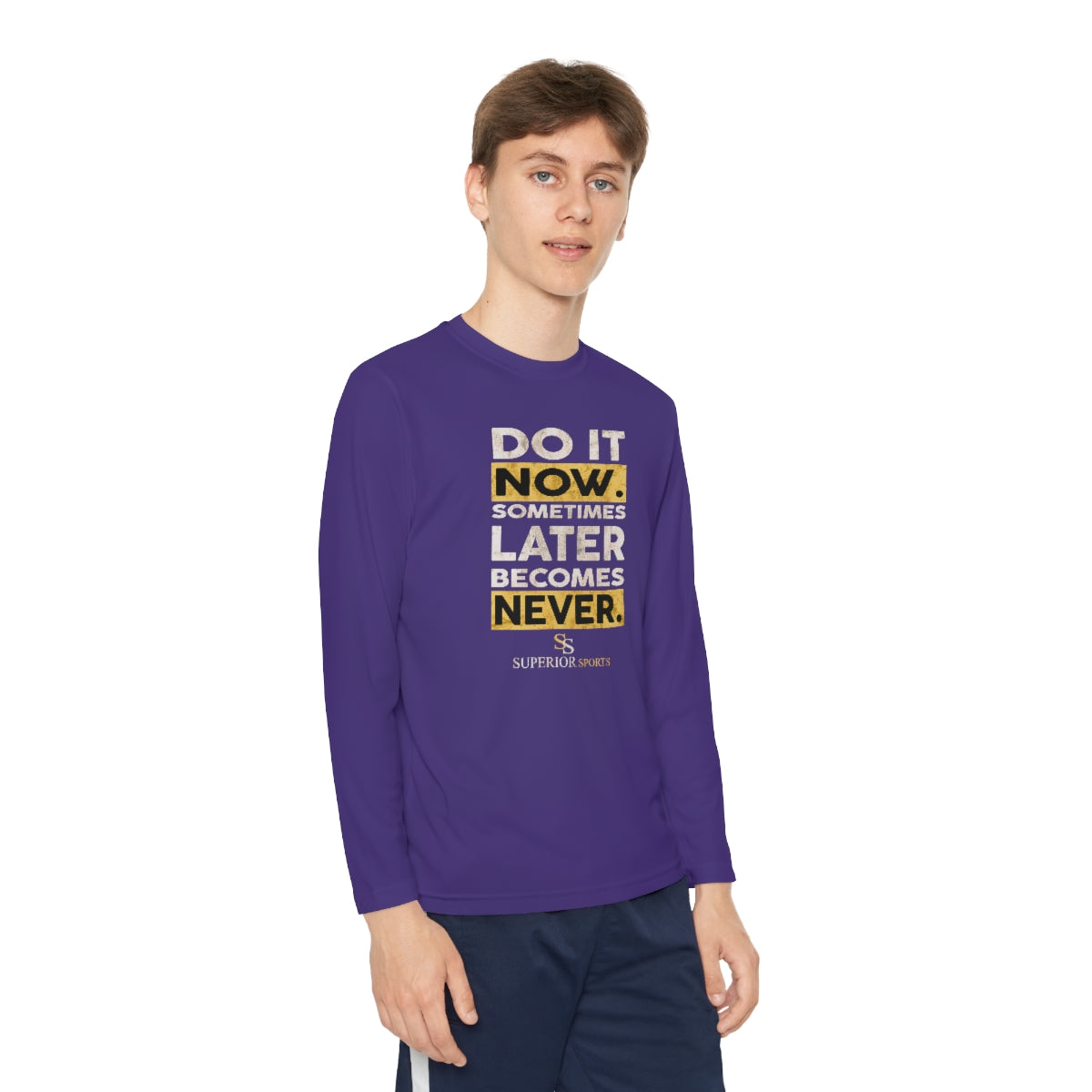 Kids Long Sleeve Competitor Tee