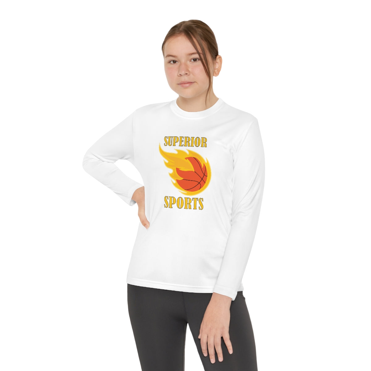 Kids Long Sleeve Sleeve Competitor Tee