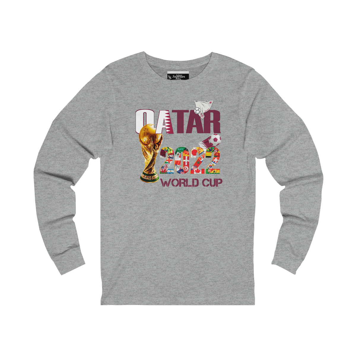 Qatar World Cup Unisex Jersey Long Sleeve Tee