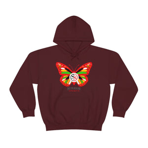 Ladies Hoodie Colorful Butterfly