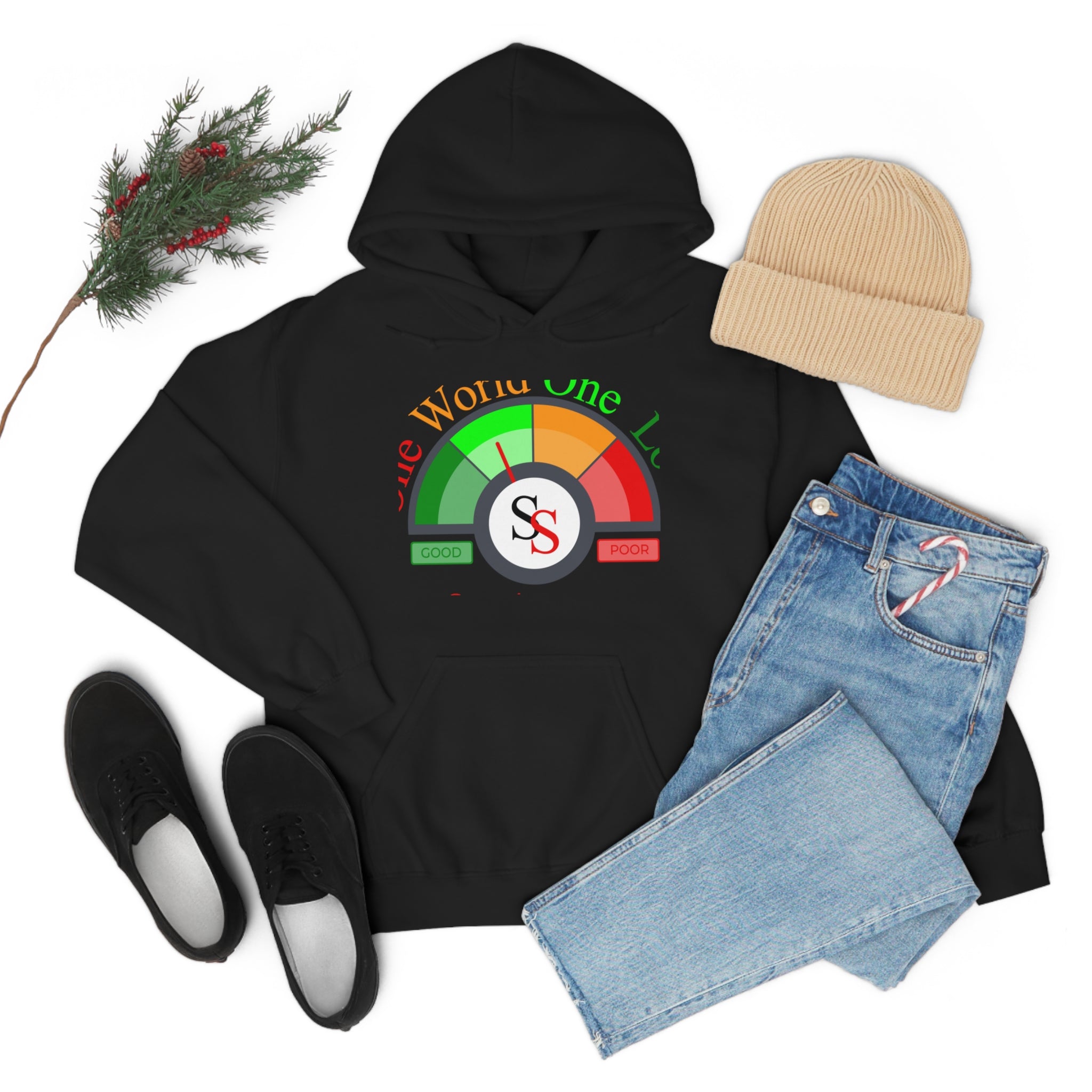 MEN HOODED SWEATSHIRT