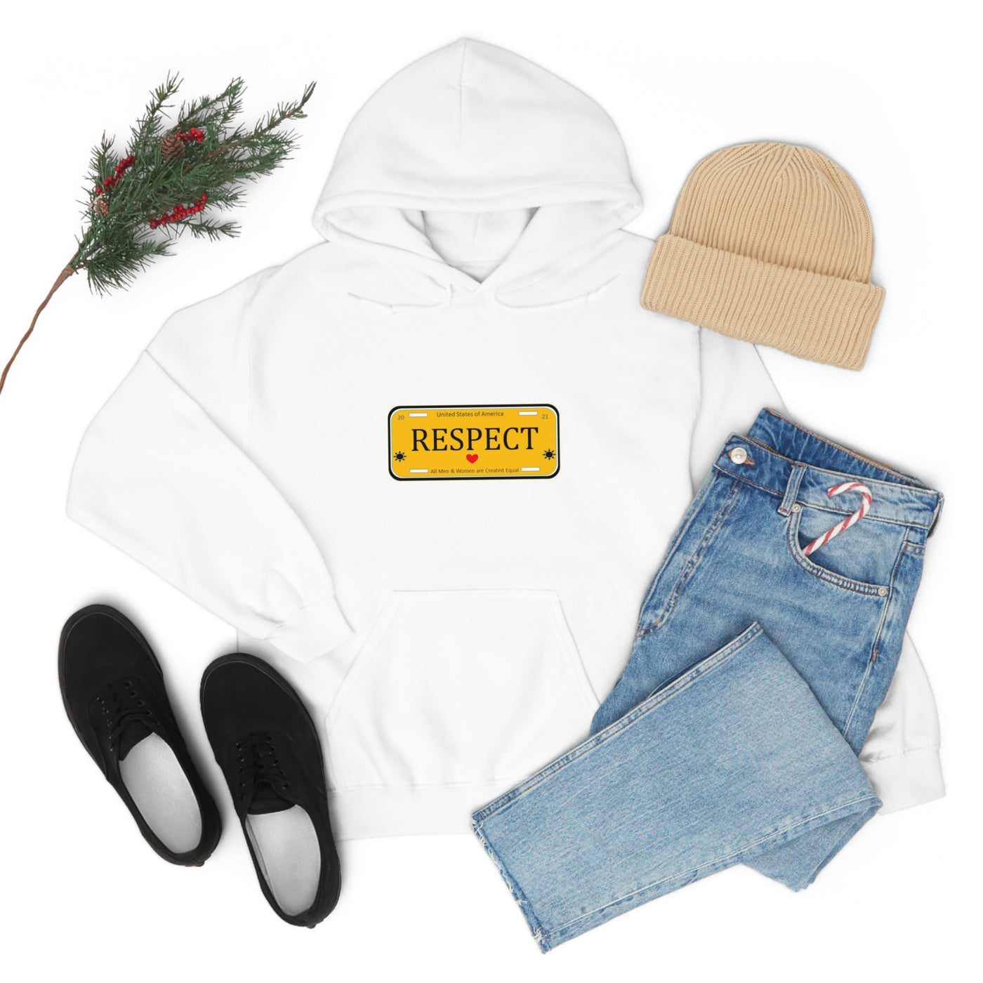LADIES HOODED SWEATSHIRT