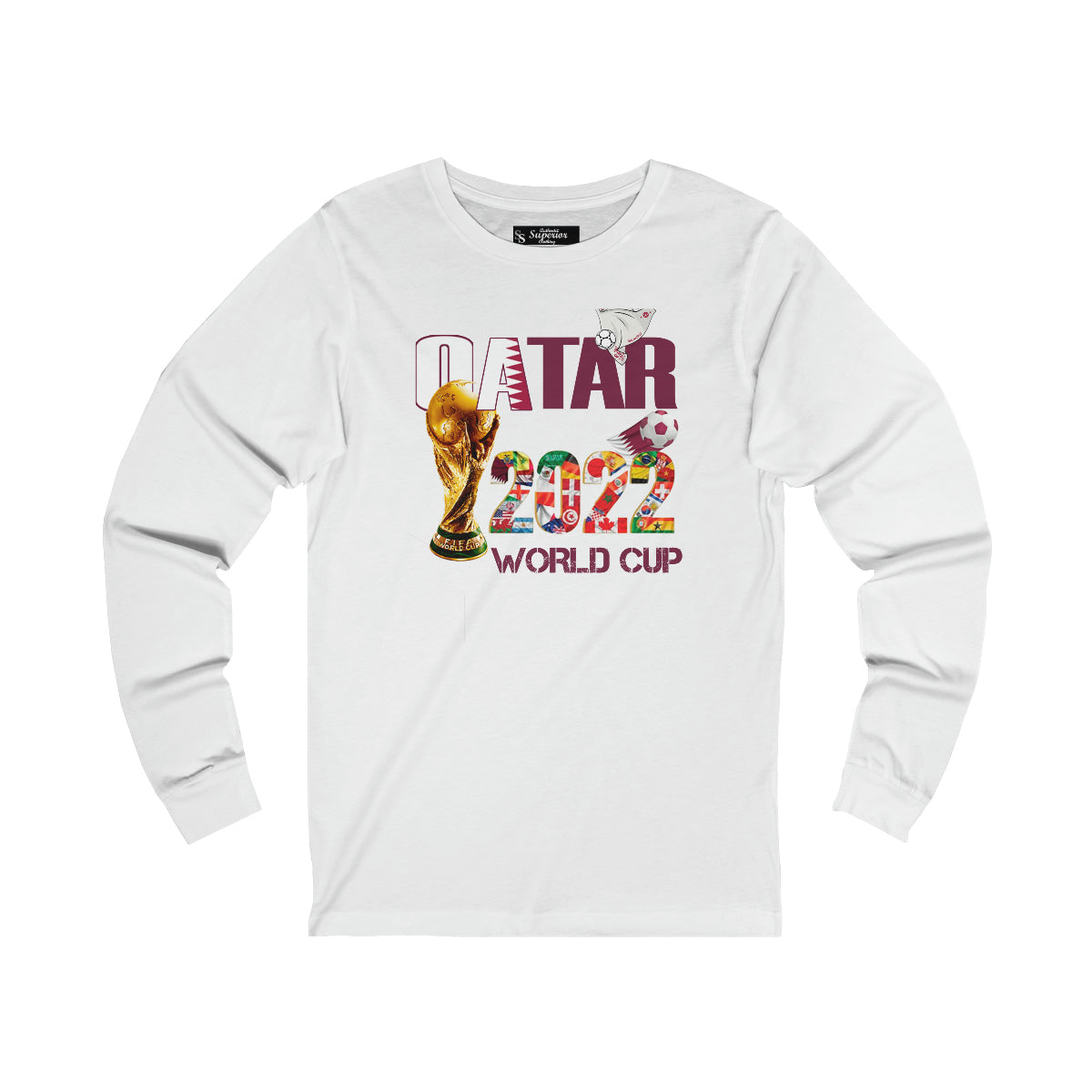Qatar World Cup Unisex Jersey Long Sleeve Tee