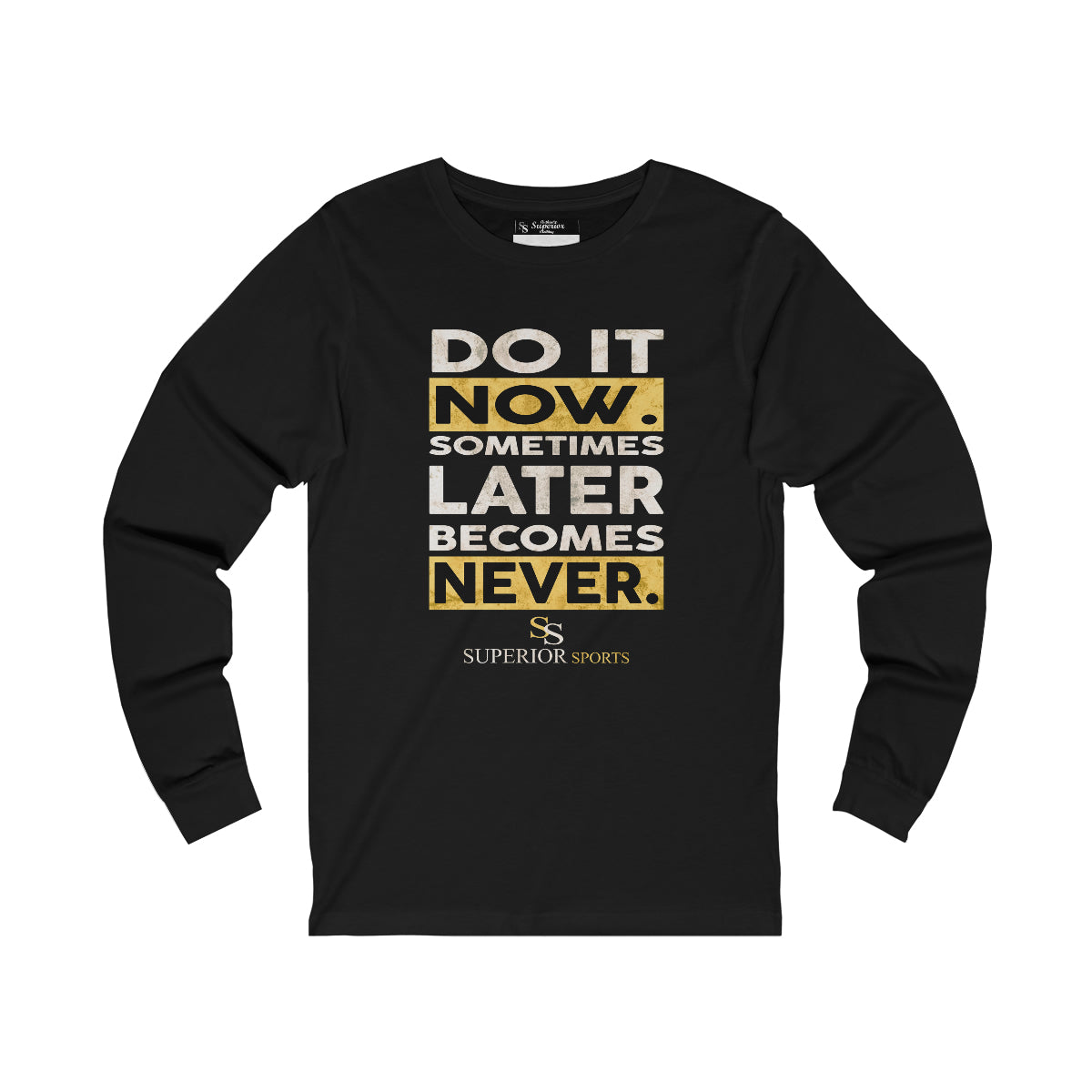 Men Long Sleeve Do it Now Tee
