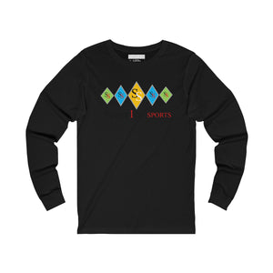 Men Long Sleeve 5 Diamonds Tee