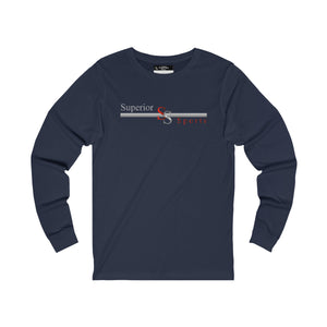 Men Long Sleeve SS Long Bars Tee