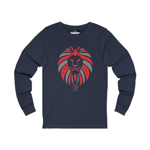 Men Long Sleeve Lion Long Sleeve Tee