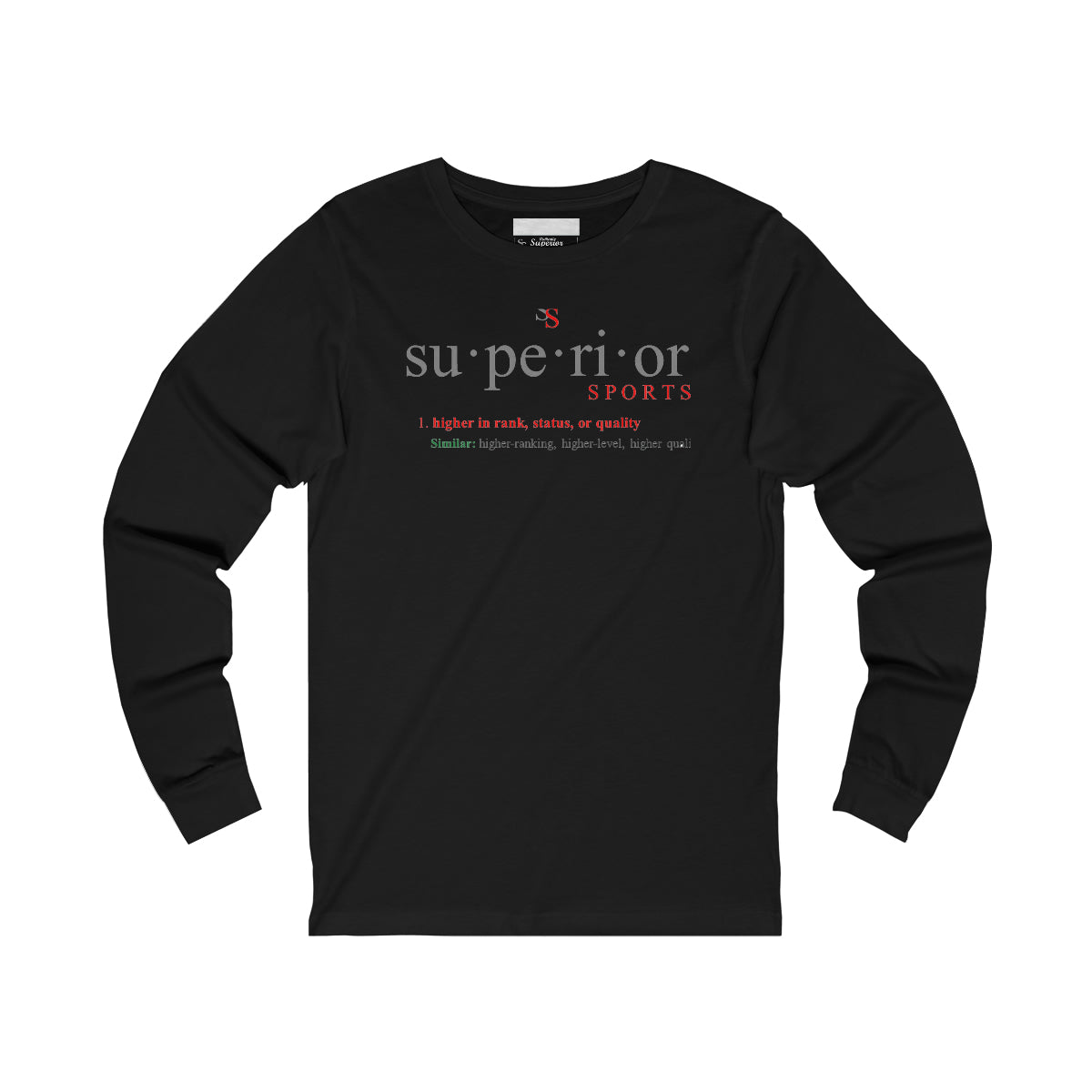 Men Long Sleeve Tee Superior Def