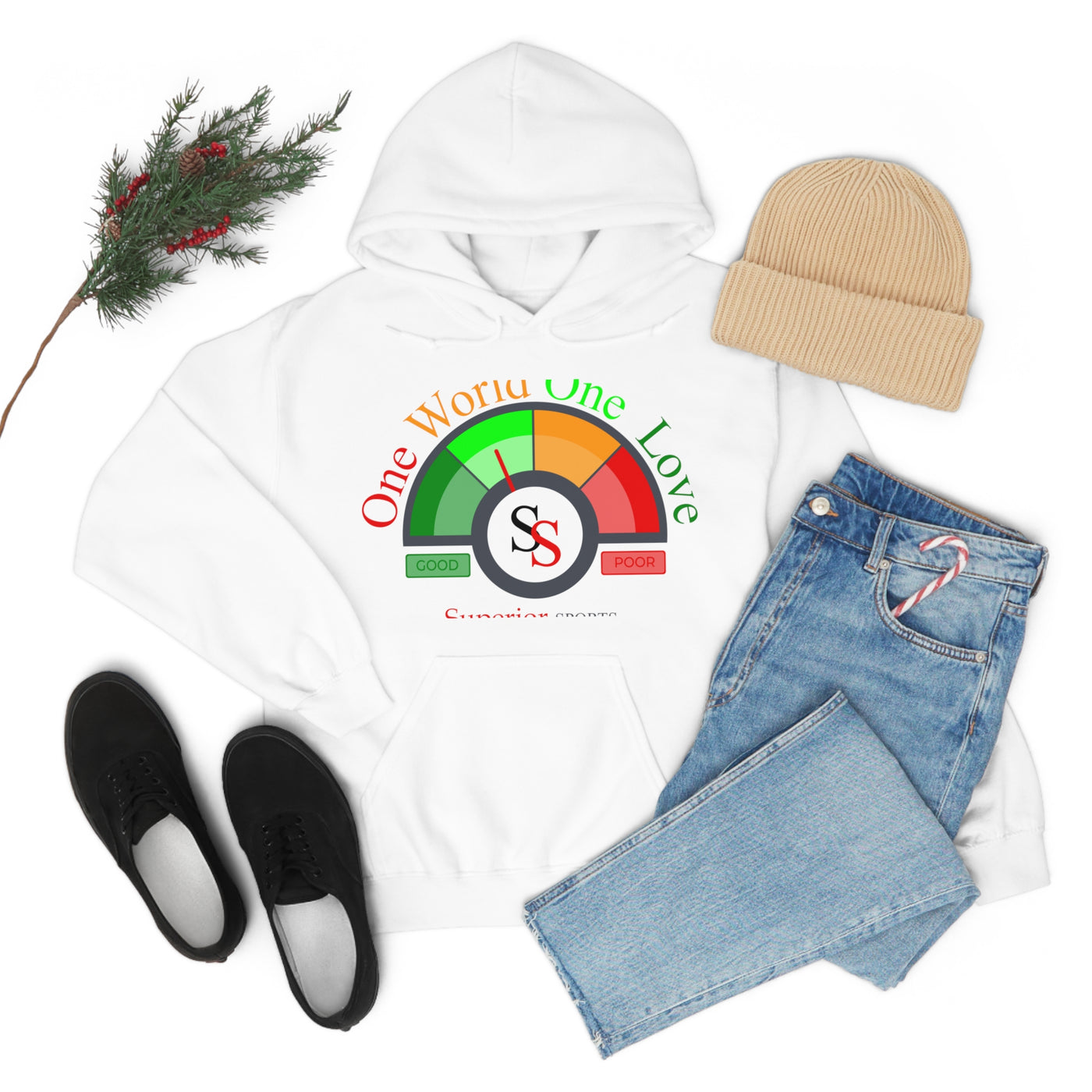 LADIES HOODED SWEATSHIRT