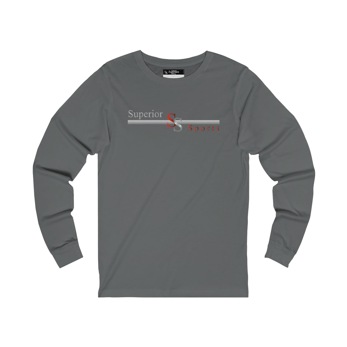 Men Long Sleeve SS Long Bars Tee
