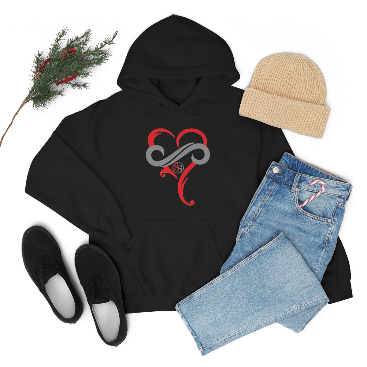 Ladies Hoodie Eternal Hearts
