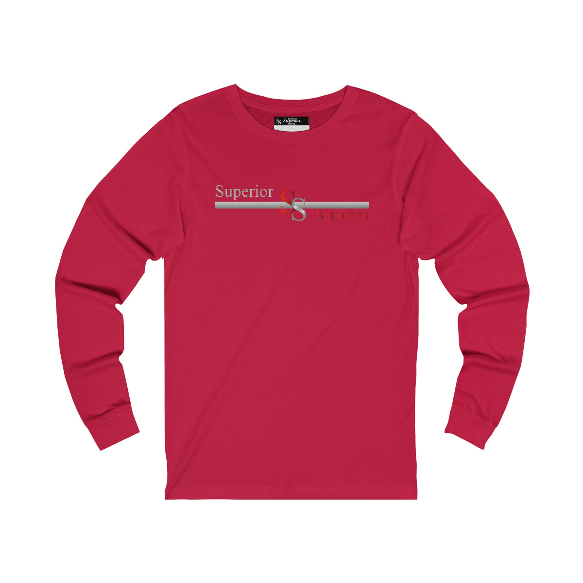 Men Long Sleeve SS Long Bars Tee