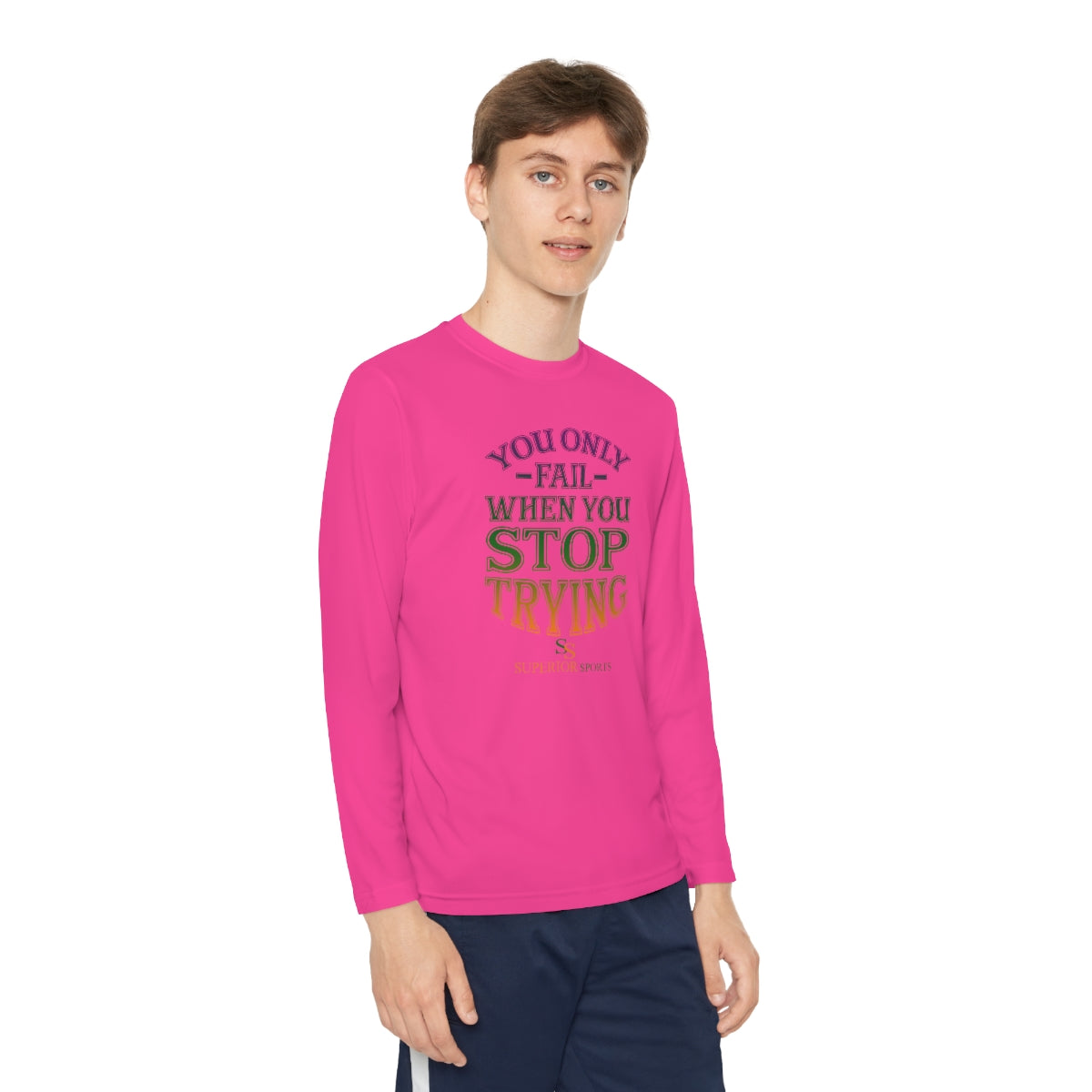 Kids Long Sleeve Competitor Tee