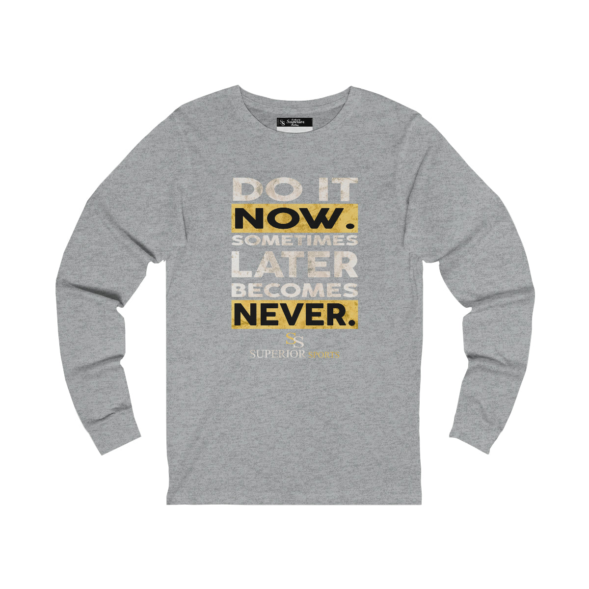 Men Long Sleeve Do it Now Tee