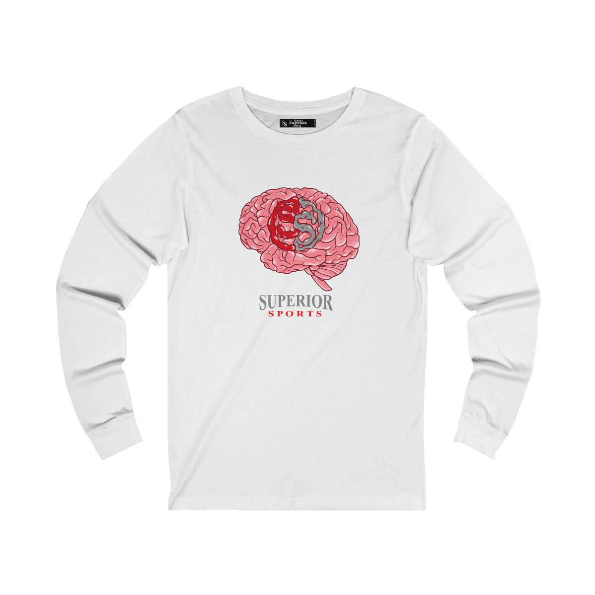 Men Long Sleeve Brain SS Tee