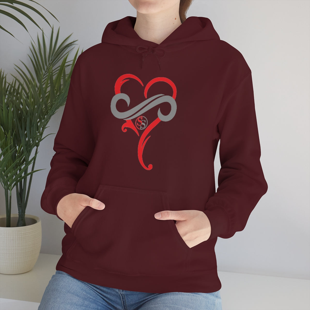 Ladies Hoodie Eternal Hearts